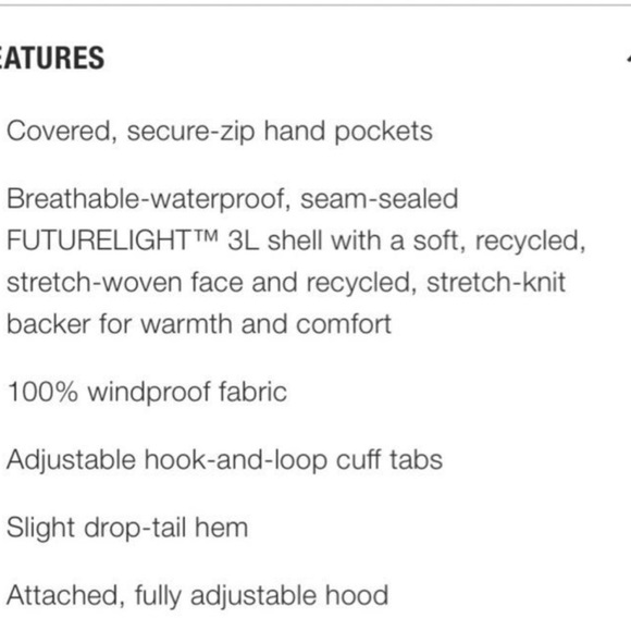 The North Face dryzzle futurelight jacket clear lake blue - Picture 8 of 10